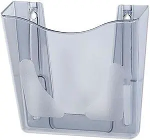 Deflect-o 63002 DocuPocket Portrait Wall File Pocket, A4/Magazines/Portfolios, Smoke