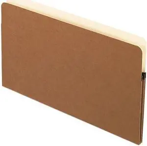 Pendaflex 1516C-OX 1 3/4 Inch Expansion File Pocket, Manila/Red Fiber, Legal, 25/Box