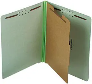 Pendaflex 23214 Extra-Hvy Pressboard Classification Folders, Letter, Four-Section, 10/Box