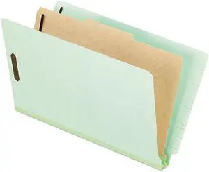 Pendaflex 23314 Extra-Hvy Pressboard Classification Folders, Legal, Four-Section, 10/Box