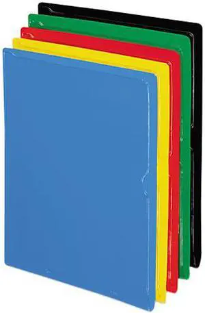 Pendaflex 62001 CopyGard Heavy-Gauge Organizers, Letter, Vinyl, Five Colors, 25/Box
