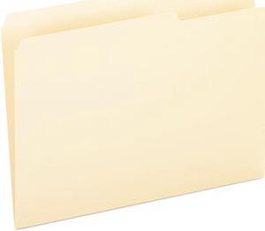 Pendaflex Essentials 752-1/3-3 File Folders, 1/3 Cut, Third Position, Top Tab, Letter, Manila, 100/Box