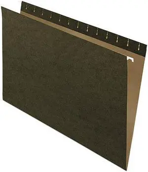 Pendaflex 81620 Hanging File Folders, Untabbed, Legal, Standard Green, 25/Box