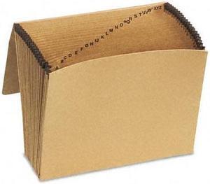 Pendaflex Essentials K-17A-OX Essentials A-Z Expanding File, 21 Pockets, Kraft, Letter, Brown