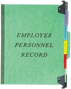 Pendaflex SER-2-GR Hanging Personnel Folders, 1/3 Cut Top Tab, Letter, Green
