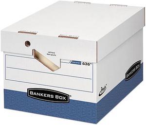 Bankers Box 0063601 Presto Maximum Strength Storage Box, Ltr/Lgl, 12" x 15" x 10", WE, 12/Carton