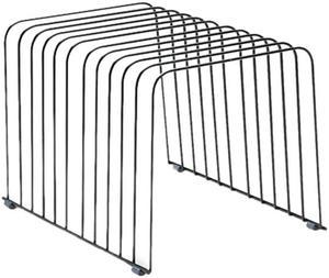 Fellowes 72112 Desktop Organizer, 11 Sections, Wire, 9 x 11 3/8 x 8, Black
