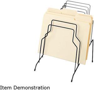 Fellowes 72614 Step File, Eight Sections, Wire, 10 1/8 x 12 1/8 x 11 7/8, Black