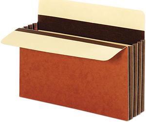 Globe-Weis C1525EHD Wide 3 1/2 Inch Expansion Accordion Pocket, Letter, Redrope, 10/Box