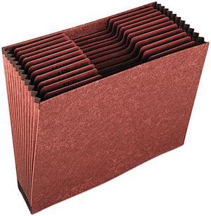 Globe-Weis R217MHD Jan-Dec Accordion Open File, 12 Pockets, 1/3 Tab, Letha Tone, Letter, Brown