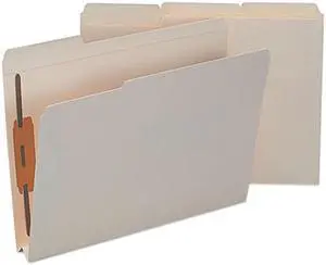 Smead 14595 1 1/2 Inch Expansion Folder, Two Fasteners, 1/3 Top Tab, Letter, Manila, 50/Box