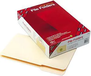 Smead 15335 File Folder, 1/3 Cut First Position, Reinforced Top Tab, Legal, Manila, 100/Box