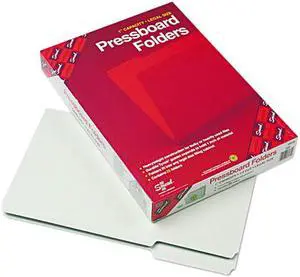 Smead 18230 Recycled Folders, One Inch Expansion, 1/3 Top Tab, Legal, Gray Green, 25/Box