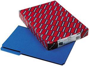 Smead 22541 Recycled Folders, One Inch Expansion, 1/3 Top Tab, Legal, Dark Blue, 25/Box