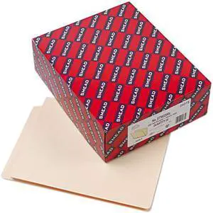 Smead 24275 1 1/2 Inch Expansion Folders, Straight End Tab, Letter, Manila, 50/Box