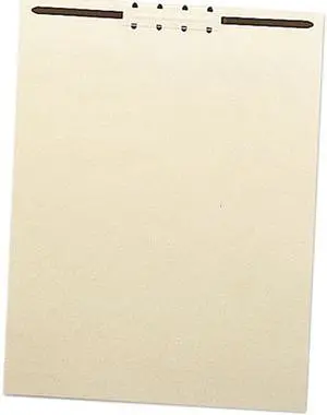 Smead 35511 Recycled Letter Size Manila File Backs w/Prong Fasteners, 2" Capacity, 100/Box
