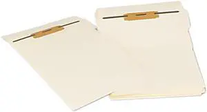 Smead 35605 Stackable Side Tab Letter Size Folder Dividers with Fastener, 1/2", 10 Sets/Pack