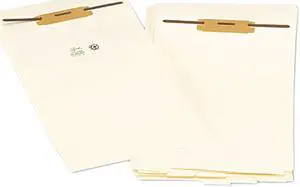 Smead 35650 Stackable End Tab Legal Size Folder Dividers with Fastener, 1/2", 10 Sets/Pack