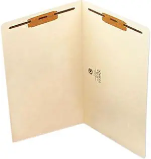 Smead 37115 Heavyweight Folders, Two Fasteners, End Tab, Legal, 11 Point Manila, 50/Box
