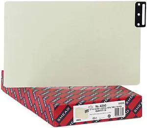 Smead 63235 End Tab Guides, Blank, Vertical Metal Tabs, Pressboard, Legal, 50/Box