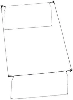 Smead 64873 Hanging Folder Frame, Legal Size, 23-27" Long, Steel, 2/Pack