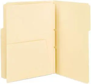 Smead 68030 MLA Self-Adhesive Folder Dividers with 5-1/2 Pockets on Both Sides, 25/Pack