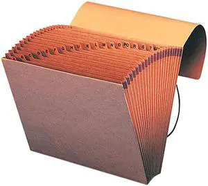 Smead 70121 A-Z Indexed Expanding Files, 21 Pockets, Kraft, Letter, Brown