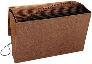 Smead 70320 Heavy-Duty A-Z Expanding File, 21 Pocket, Legal, Leather-Like Redrope