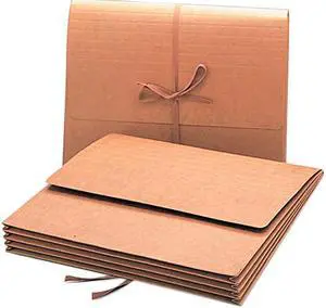 Smead 71053 3 1/2 Inch Expansion Wallet, 11 3/4 x 9 1/2, Redrope