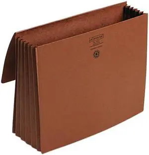 Smead 71073 5 1/5 in Expansion Wallet, 11 3/4 x 9 1/2, Redrope