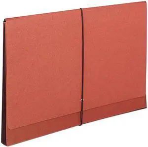 Smead 71166 TUFF 5 1/4 Inch Expansion Wallets, Manila/Redrope, Legal