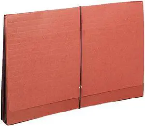 Smead 71167 TUFF Seven Inch Expansion Wallets, Manila/Redrope, Legal