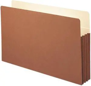 Smead 74264 3 1/2 Inch Expansion File Pockets, Straight Tab, Legal, Manila/Redrope, 10/Box