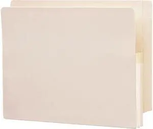 Smead 75114 1 3/4 Inch Expansion End Tab File Pockets, Straight Tab, Letter, Manila, 25/Box