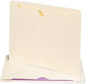 Smead 75500 File Jackets with Double-Ply Tab, Letter, 11 Point Manila, 100/Box