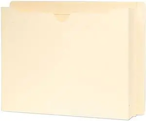 Smead 76910 End Tab File Jacket, Two Inch Expansion, 12 3/8 x 9 1/2, 14 Point Manila, 25/Box