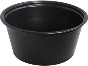 Dart 325PCBLK Conex Complements Portion Cups, 3.25 oz, Black, 2500 Cups