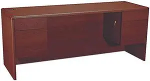 HON 10743NN 10700 Kneespace Credenza, 3/4 Height Pedestals, 29.50" x 72.00" x 24.00", Mahogany