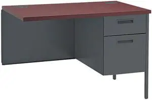 HON P3235RNS Metro Classic Series Workstation Return, Right, 42.00" Width x 24.00" Depth, Mahogany / Charcoal
