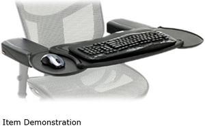 Mobo  MECS-BLK-001 Chair Mount Ergo Keyboard and Mouse Tray System