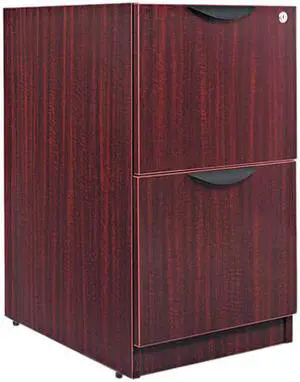 Alera VA54-2822MY (ALEVA542822MY) Valencia File/File Drawer Full Pedestal, 15-5/8w x 22-7/82d x 28-1/2h, Mahogany
