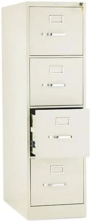 HON 314PL 310 Series Vertical File, Letter, Putty