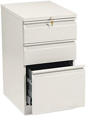 HON 33720RL Efficiencies Mobile Pedestal File with One File / Two Box Drawers, Putty