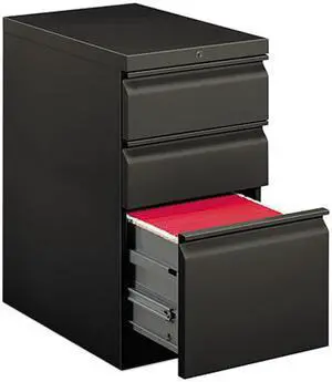 HON 33723RS Efficiencies Mobile Pedestal File w/One File/Two Box Drawers, 22-7/8d, CCY HON 33723RS Efficiencies Mobile Pedestal File w/One File/Two Box Drawers, 22-7/8d, CCY
