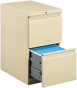 HON 33823RL Efficiencies Mobile Pedestal File w/Two File Drawers, 22-7/8d, Putty
