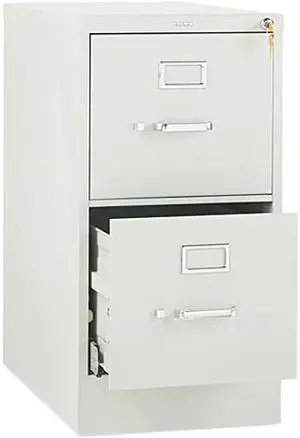 HON 512PQ 510 Series Two-Drawer Full-Suspension File, Letter, 29h x25d, Light Gray