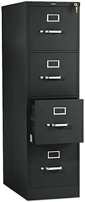 HON 514PP 510 Series Four-Drawer, Full-Suspension File, Letter, Black