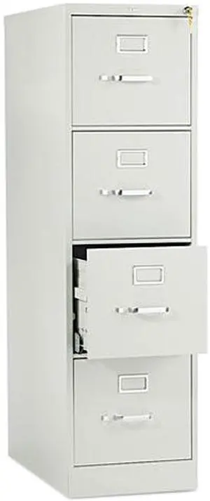 HON 514PQ 510 Series Four-Drawer, Full-Suspension File, Letter, 52.00" x25.00", Light Gray HON 514PQ 510 Series Four-Drawer, Full-Suspension File, Letter, 52.00" x25.00", Light Gray