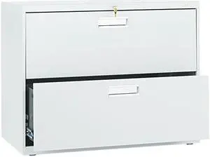HON 682LQ 600 Series Two-Drawer Lateral File, Light Gray