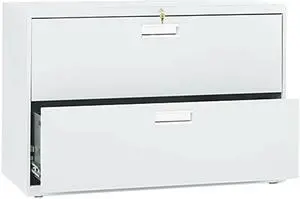 HON 692LQ 600 Series Two-Drawer Lateral File, 42w x19-1/4d, Light Gray
